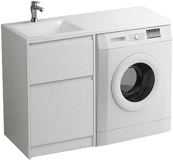 Тумба напольная под стиральную машину с 2 ящ. KRAFT-LVD-580/1200-2C-PIA-BO Belbagno
