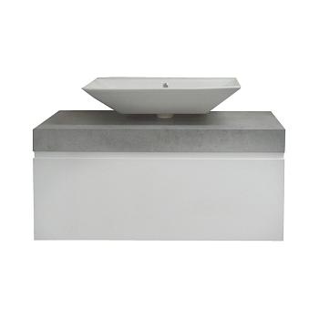 Комплект тумба Latina 100 (100*57*50) с раковиной Top Counter 65 (3066KL) Azario