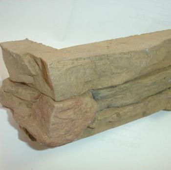 Декоративный камень Безенгийская стена (угл.эл. 19x9; 9,5х9) 1-08-52 Zikkurat