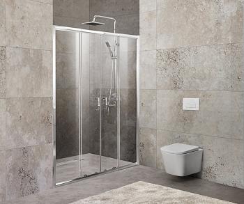 Душевая дверь в нишу UNIQUE-BF-2-170/200-C-Cr Belbagno