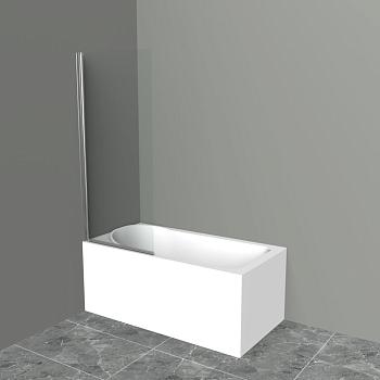 Душевая штора для ванны UNO-V-1-70/150-C-Cr Belbagno