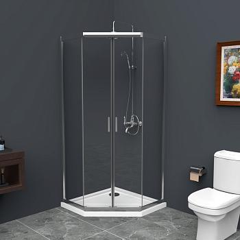 Душевой уголок UNO-195-P-2-90-C-Cr Belbagno