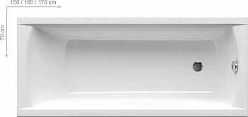 Ванна акриловая прямоугольная CLASSIC 150x70 C521000000 Ravak