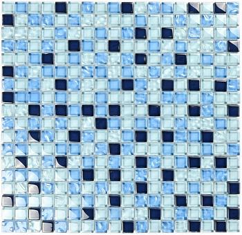 Мозаика Blue Drops 300*300 (Размер чипа 8*15*15), Bonaparte