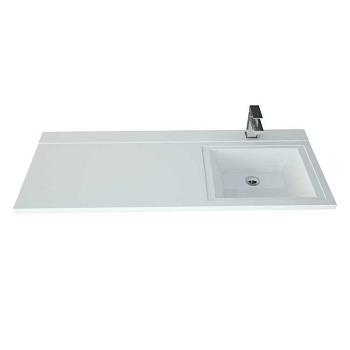 Раковина из литьевого мрамора правосторонняя 120,3x48x15,6 BB1200/480-LV-MR-R Belbagno